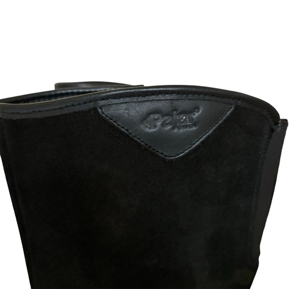 Pajar Carry Heritage Leather Suede Knee High Boots Black Horseback Riding Sz 9 - Picture 8 of 10